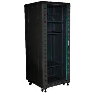 Шкаф 19 дюймов B256060BWT напольный 25U 600x600 черный