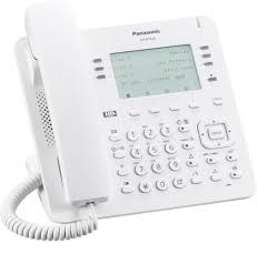 системный телефон Panasonic KX-NT630, 24 программируемых кнопок линий/функций на дисплее (4 страницы по 6 кнопок)